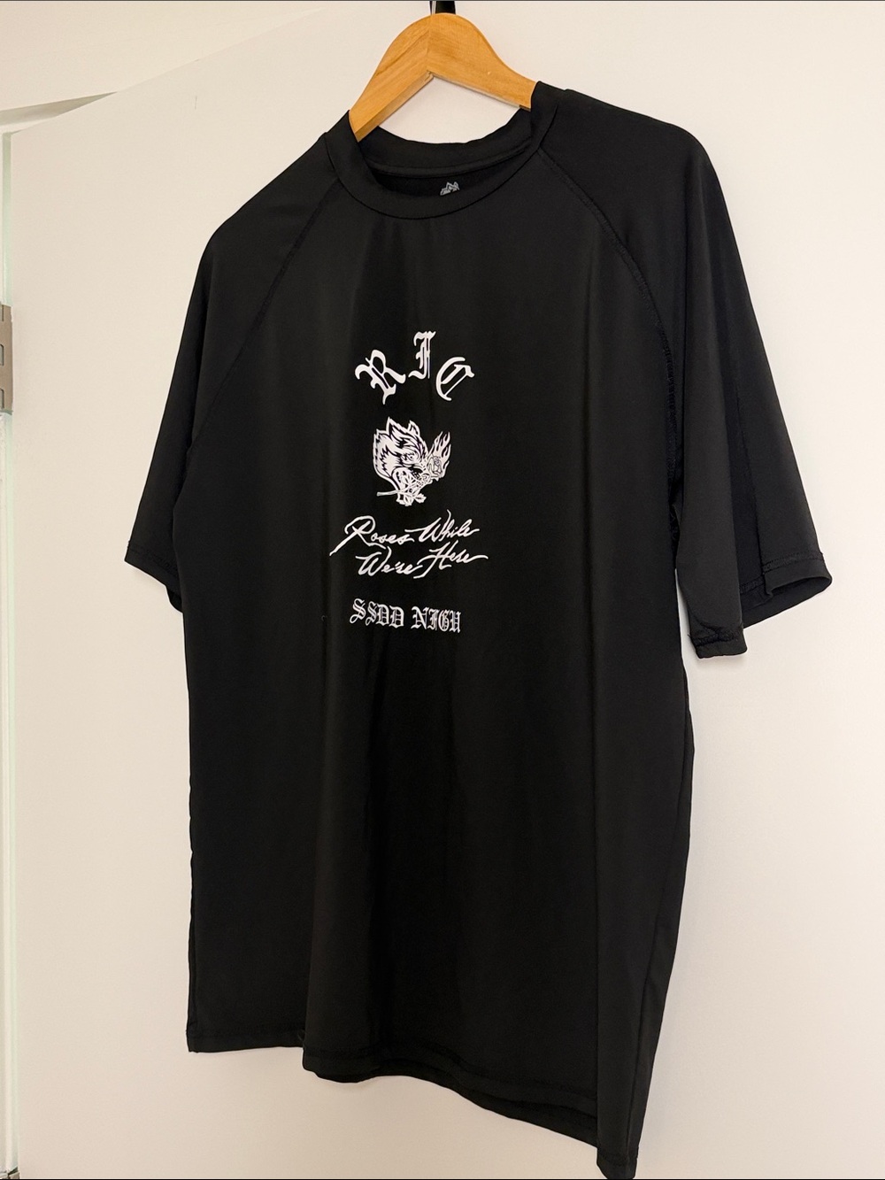 Darc Sport Black Short-Sleeve Tee with White Center Graphic